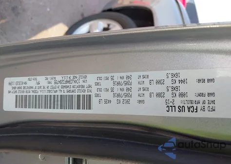 2015 Jeep Compass Sport z USA, uszkodzony, nr VIN 1C4NJCBA8FD284795